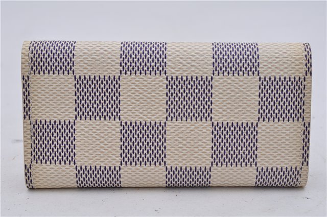 Authentic Louis Vuitton Damier Azur Multicles 4 Key Case Holder N60020 Box 6237E