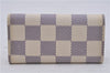 Authentic Louis Vuitton Damier Azur Multicles 4 Key Case Holder N60020 Box 6237E