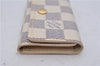 Authentic Louis Vuitton Damier Azur Multicles 4 Key Case Holder N60020 Box 6237E