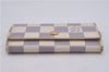 Authentic Louis Vuitton Damier Azur Multicles 4 Key Case Holder N60020 Box 6237E