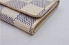 Authentic Louis Vuitton Damier Azur Multicles 4 Key Case Holder N60020 Box 6237E