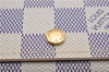 Authentic Louis Vuitton Damier Azur Multicles 4 Key Case Holder N60020 Box 6237E