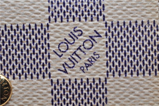 Authentic Louis Vuitton Damier Azur Multicles 4 Key Case Holder N60020 Box 6237E