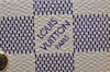 Authentic Louis Vuitton Damier Azur Multicles 4 Key Case Holder N60020 Box 6237E