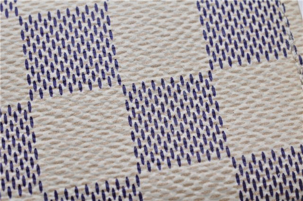 Authentic Louis Vuitton Damier Azur Multicles 4 Key Case Holder N60020 Box 6237E