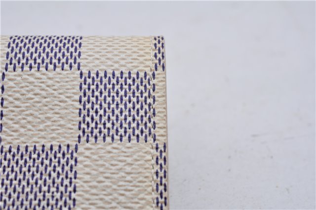 Authentic Louis Vuitton Damier Azur Multicles 4 Key Case Holder N60020 Box 6237E