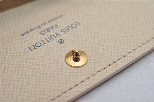 Authentic Louis Vuitton Damier Azur Multicles 4 Key Case Holder N60020 Box 6237E