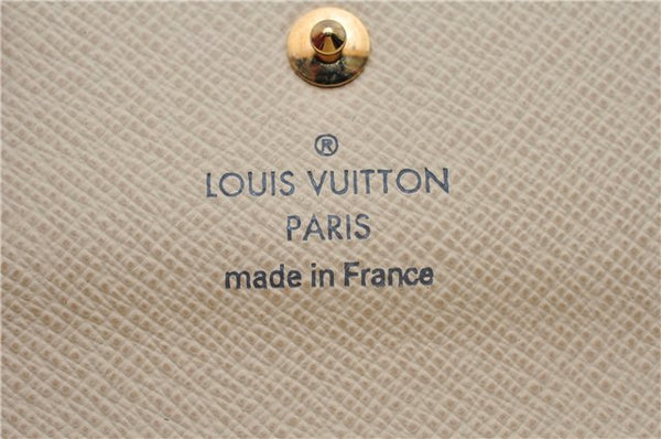 Authentic Louis Vuitton Damier Azur Multicles 4 Key Case Holder N60020 Box 6237E
