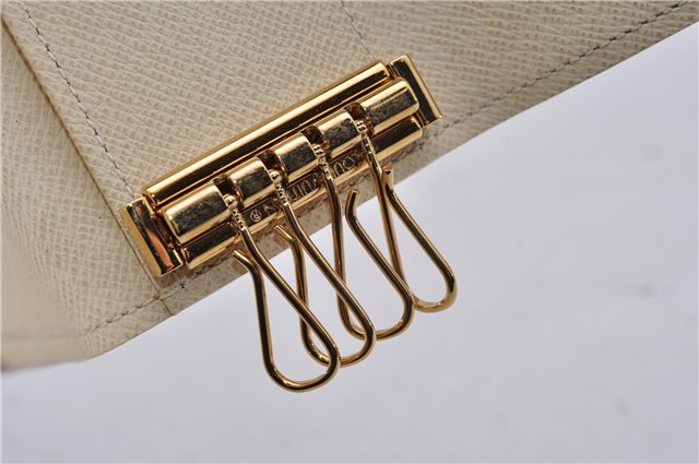 Authentic Louis Vuitton Damier Azur Multicles 4 Key Case Holder N60020 Box 6237E