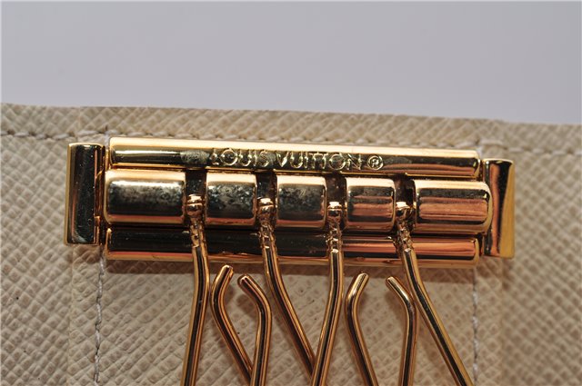 Authentic Louis Vuitton Damier Azur Multicles 4 Key Case Holder N60020 Box 6237E