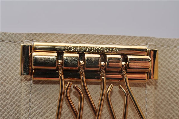 Authentic Louis Vuitton Damier Azur Multicles 4 Key Case Holder N60020 Box 6237E