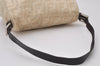 Authentic FENDI Zucca Mamma Baguette Shoulder Bag Canvas Leather Beige 6237I