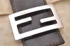 Authentic FENDI Zucca Mamma Baguette Shoulder Bag Canvas Leather Beige 6237I