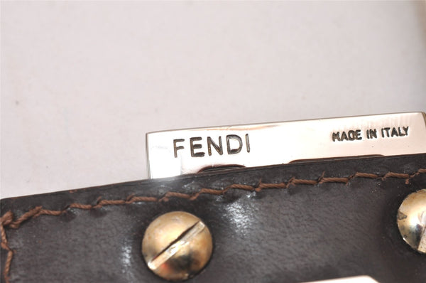 Authentic FENDI Zucca Mamma Baguette Shoulder Bag Canvas Leather Beige 6237I