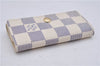 Authentic Louis Vuitton Damier Azur Multicles 4 Key Case Holder N60020 Box 6238E