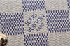 Authentic Louis Vuitton Damier Azur Multicles 4 Key Case Holder N60020 Box 6238E