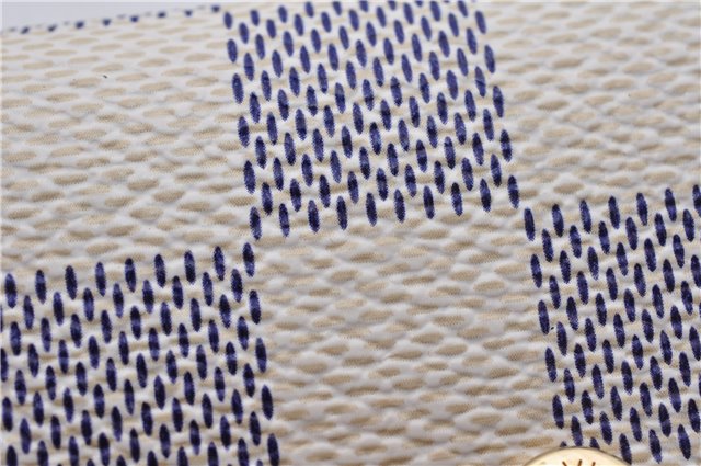 Authentic Louis Vuitton Damier Azur Multicles 4 Key Case Holder N60020 Box 6238E