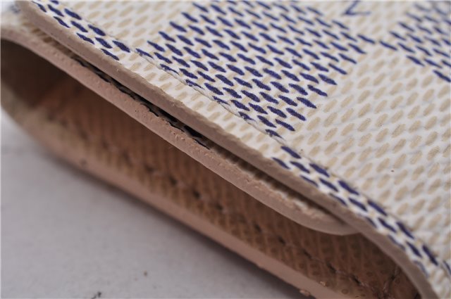 Authentic Louis Vuitton Damier Azur Multicles 4 Key Case Holder N60020 Box 6238E