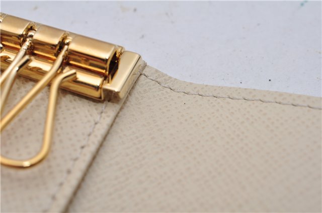 Authentic Louis Vuitton Damier Azur Multicles 4 Key Case Holder N60020 Box 6238E