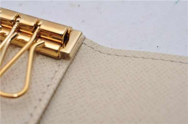 Authentic Louis Vuitton Damier Azur Multicles 4 Key Case Holder N60020 Box 6238E