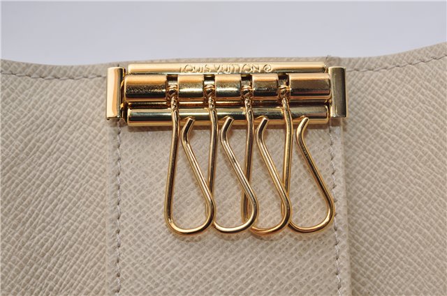 Authentic Louis Vuitton Damier Azur Multicles 4 Key Case Holder N60020 Box 6238E