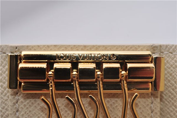Authentic Louis Vuitton Damier Azur Multicles 4 Key Case Holder N60020 Box 6238E