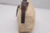 Authentic FENDI Vintage Zucca Shoulder Hand Bag Purse Canvas Leather Beige 6238I