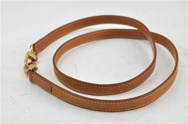 Authentic Louis Vuitton Leather Shoulder Strap Beige 46.5" LV 6239D