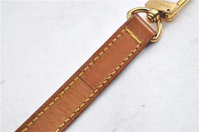 Authentic Louis Vuitton Leather Shoulder Strap Beige 46.5