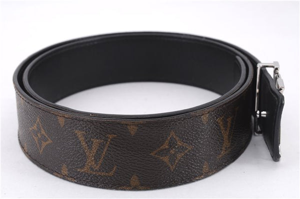 Auth Louis Vuitton Monogram Ceinture LV Initial Size 90cm 35.4" M0167 Belt 6239E