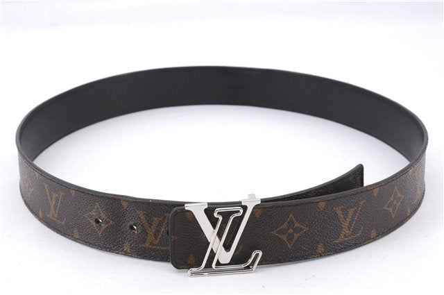 Auth Louis Vuitton Monogram Ceinture LV Initial Size 90cm 35.4