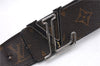 Auth Louis Vuitton Monogram Ceinture LV Initial Size 90cm 35.4" M0167 Belt 6239E