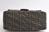 Authentic FENDI Zucca Mamma Baguette Shoulder Bag Canvas Leather Brown 6239I