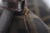 Authentic FENDI Zucca Mamma Baguette Shoulder Bag Canvas Leather Brown 6239I