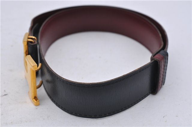 Authentic HERMES Ladies Leather Belt Reversible Size 65cm 25.6