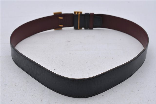 Authentic HERMES Ladies Leather Belt Reversible Size 65cm 25.6