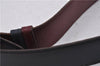 Authentic HERMES Ladies Leather Belt Reversible Size 65cm 25.6" Navy Red 6240C