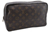 Auth Louis Vuitton Monogram Trousse Toilette 28 Clutch Hand Bag M47522 LV 6240D
