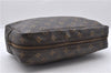 Auth Louis Vuitton Monogram Trousse Toilette 28 Clutch Hand Bag M47522 LV 6240D
