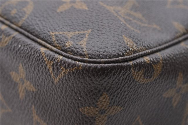 Auth Louis Vuitton Monogram Trousse Toilette 28 Clutch Hand Bag M47522 LV 6240D