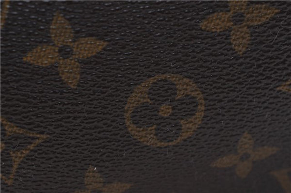 Auth Louis Vuitton Monogram Trousse Toilette 28 Clutch Hand Bag M47522 LV 6240D