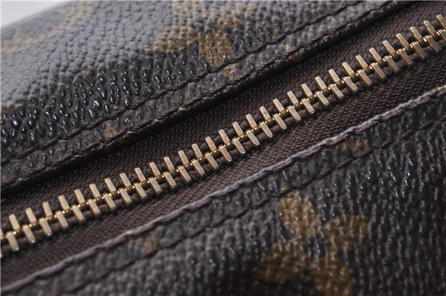 Auth Louis Vuitton Monogram Trousse Toilette 28 Clutch Hand Bag M47522 LV 6240D