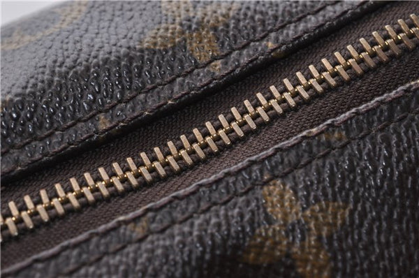 Auth Louis Vuitton Monogram Trousse Toilette 28 Clutch Hand Bag M47522 LV 6240D