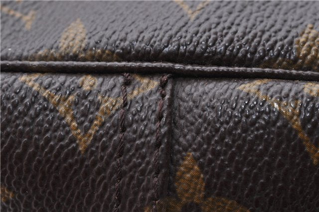 Auth Louis Vuitton Monogram Trousse Toilette 28 Clutch Hand Bag M47522 LV 6240D