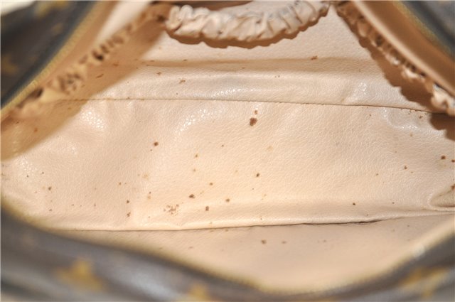 Auth Louis Vuitton Monogram Trousse Toilette 28 Clutch Hand Bag M47522 LV 6240D