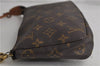 Authentic Louis Vuitton Monogram Pochette Accessoires Pouch M51980 LV 6241D