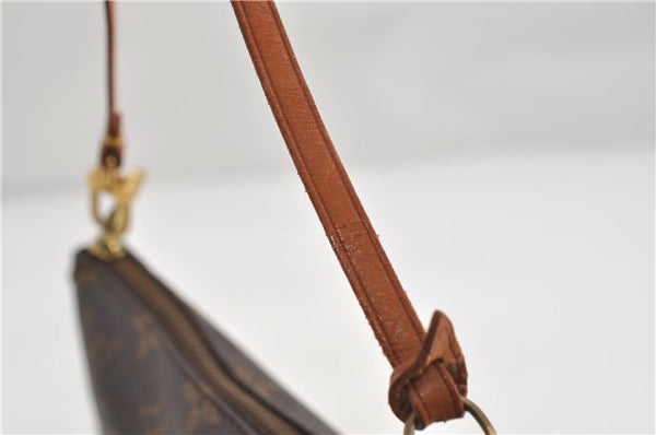 Authentic Louis Vuitton Monogram Pochette Accessoires Pouch M51980 LV 6241D
