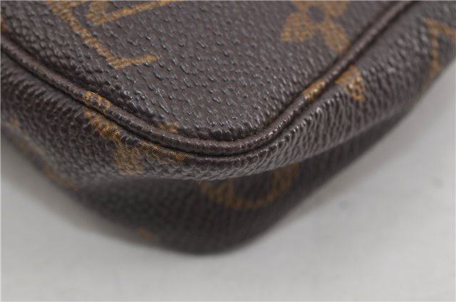 Authentic Louis Vuitton Monogram Pochette Accessoires Pouch M51980 LV 6241D