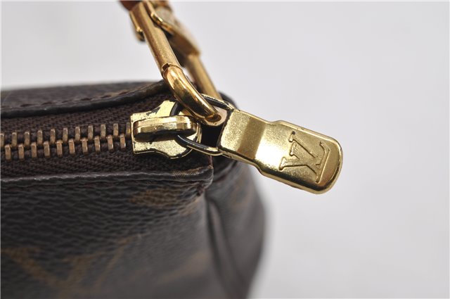Authentic Louis Vuitton Monogram Pochette Accessoires Pouch M51980 LV 6241D