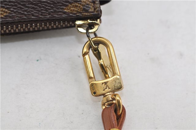 Authentic Louis Vuitton Monogram Pochette Accessoires Pouch M51980 LV 6241D